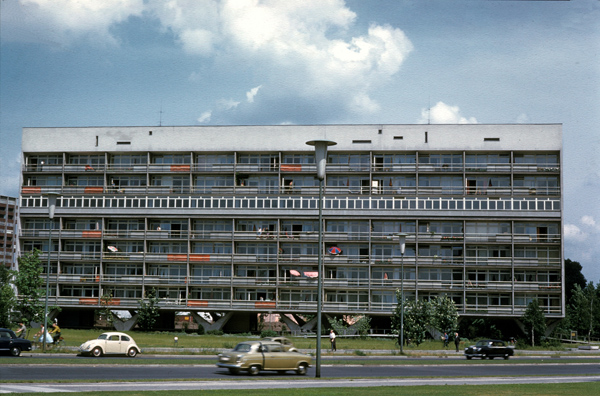 digital image of apartment house in Berlin