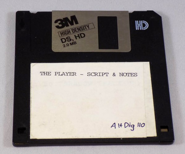 Disk with content from "The Player"