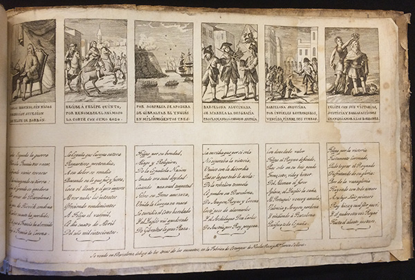 Page from [Historia de España en imágenes] Barcelona : Nicolás Roca & María Teresa Sellent, 1800-1802