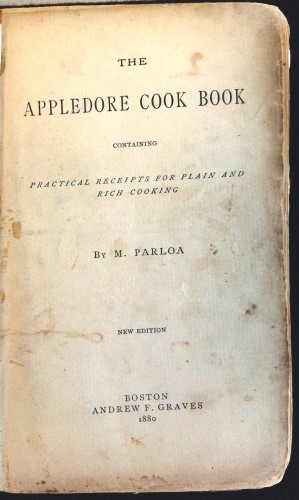 [Title Page] Appledore Cook Book
