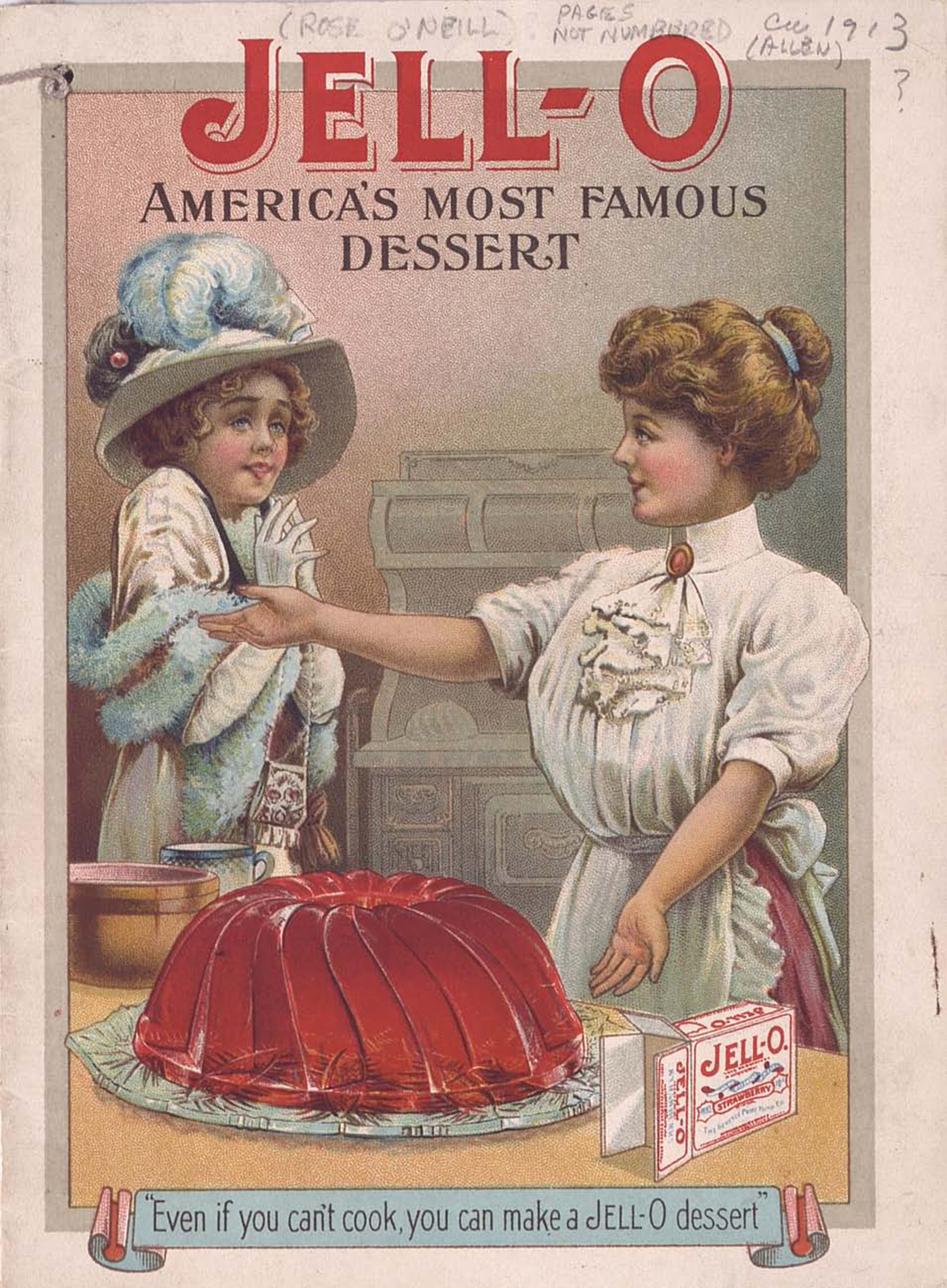 Two women and a large Jell-O mold