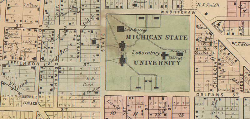 Creating A Campus A Cartographic Celebration Of U M S
