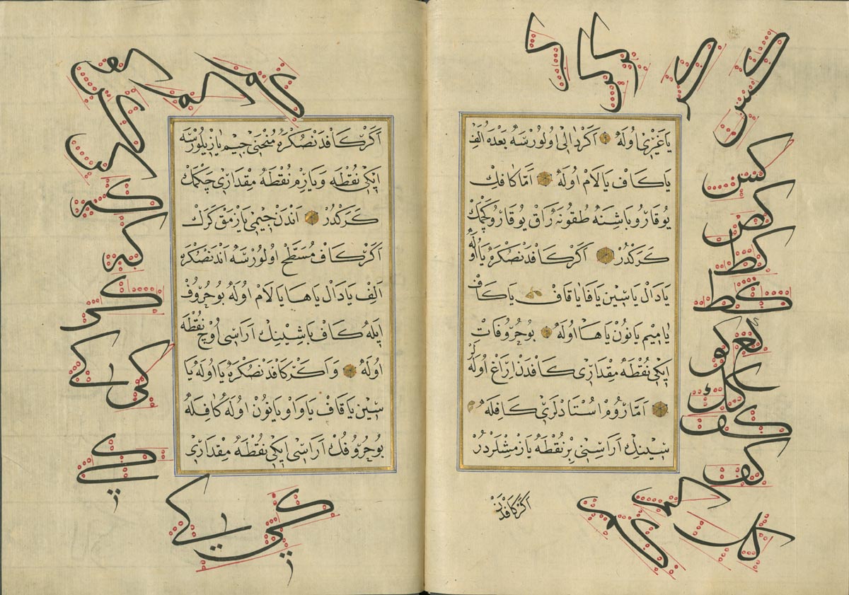Calligraphy Treatise, Special Collections, Hatcher Graduate Library, Isl. Ms. 401