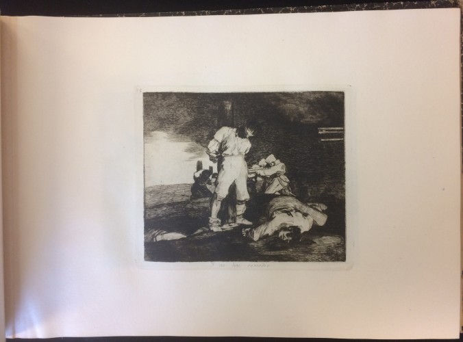 Aquatint. Francisco Goya (1746-1828). Los desastres de la guerra (Madrid: Academia de Bellas Artes de San Fernando, 1923)