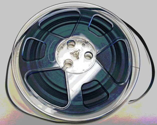A reel of 1/4" audio tape