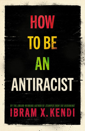Book cover with black background, red, yellow, green, and white text