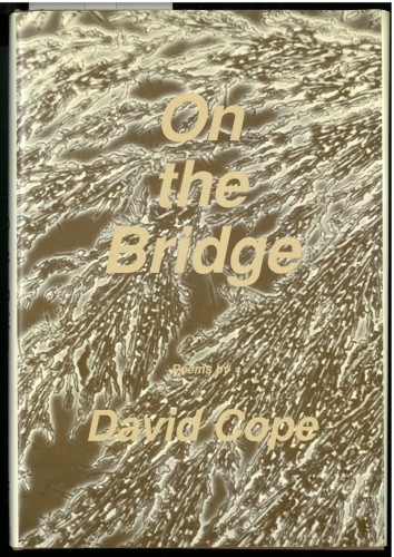 Cover of On the Bridge, showing a sepia-toned close-up of running water