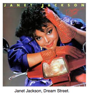 Janet Jackson's cover for her album "Dreamtime"