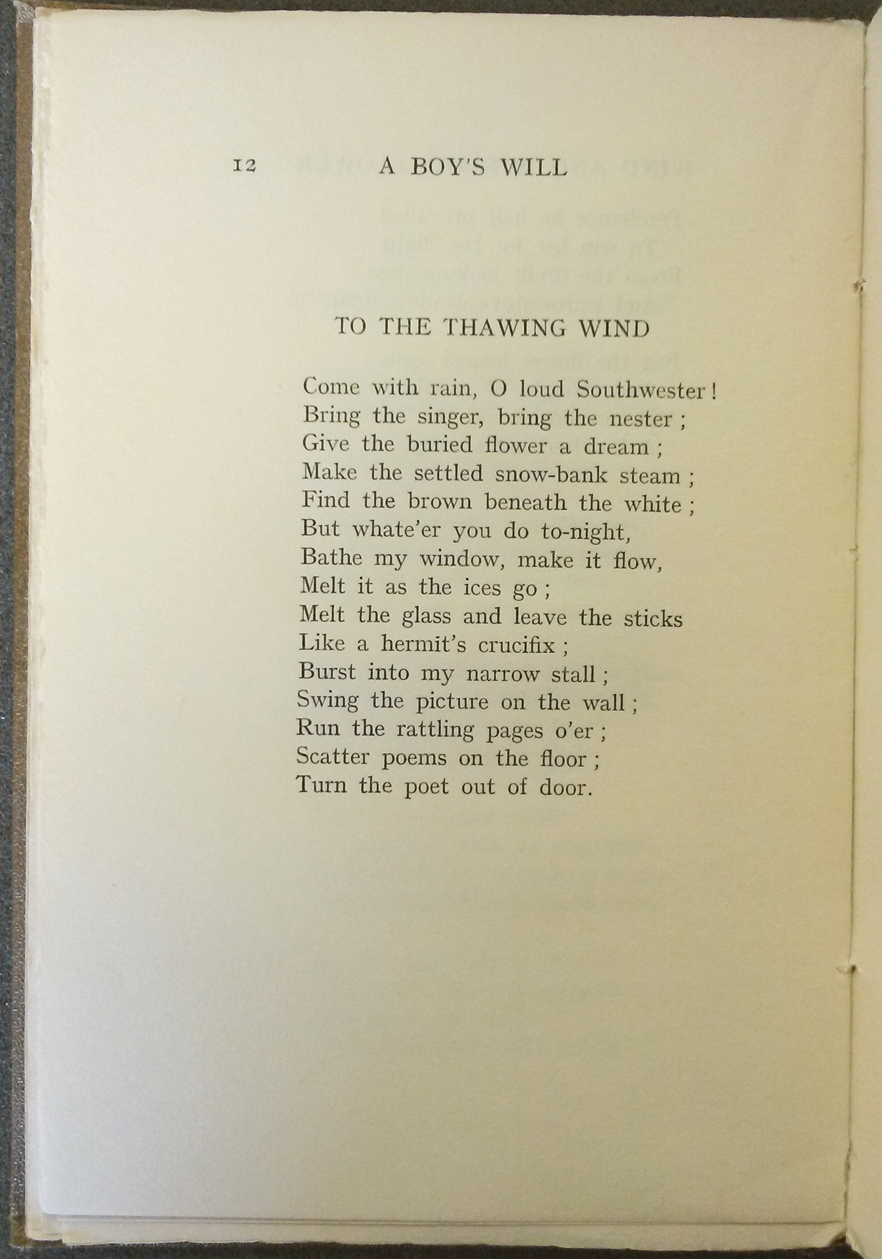 Text of "The Thawing Wind"