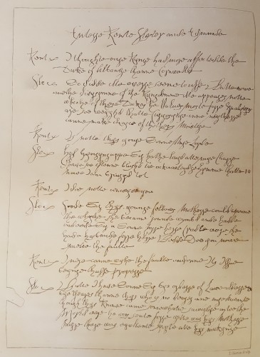 Forgery purporting to be manuscript of King Lear