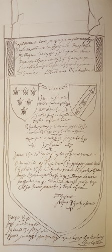 Facsimile of one of Ireland's forgeries, purportedly written by William Shakespeare